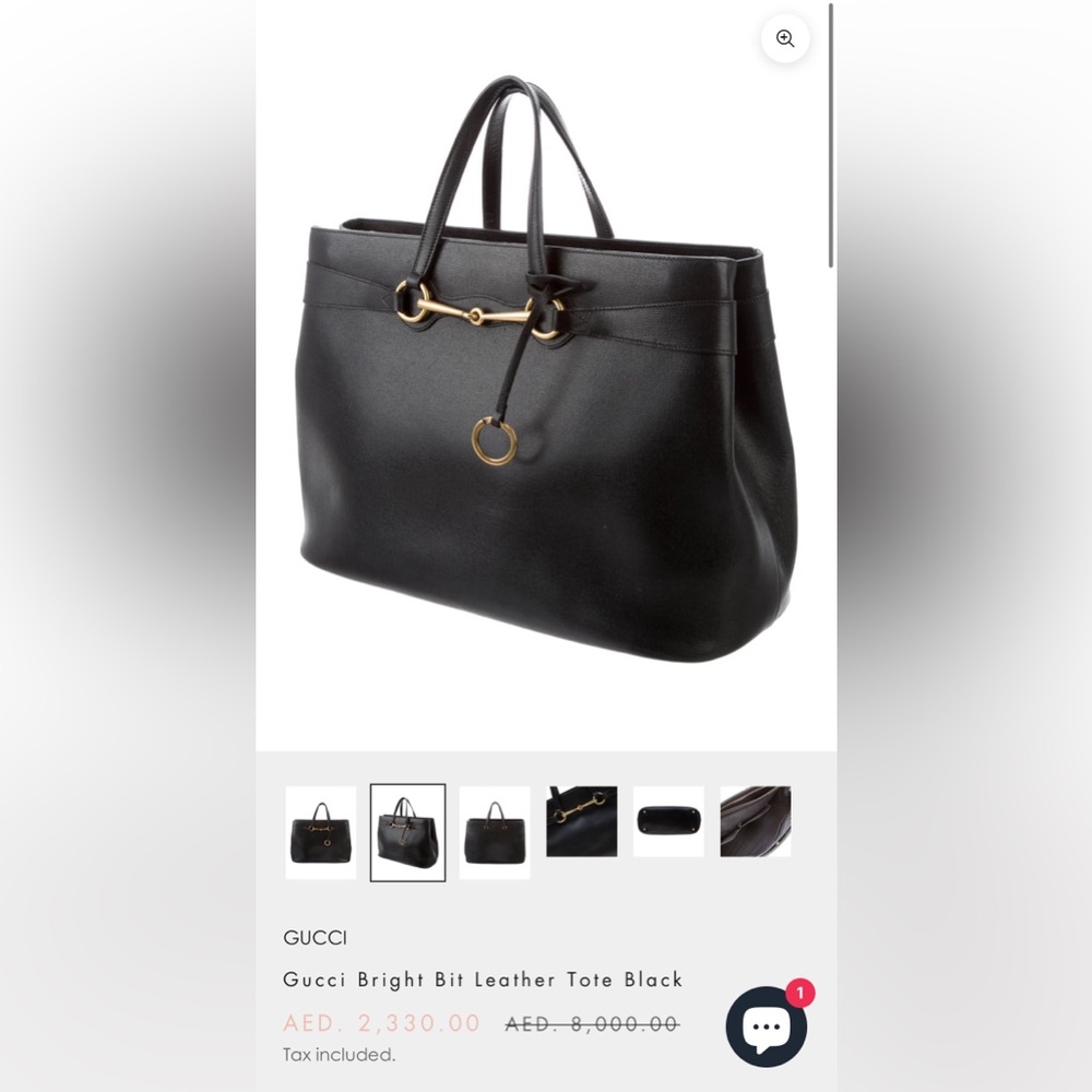 Gucci Horsebit Convertible Leather Tote - Picture 4 of 15